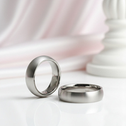 Classic Tungsten Wedding Band-Black Diamonds New York