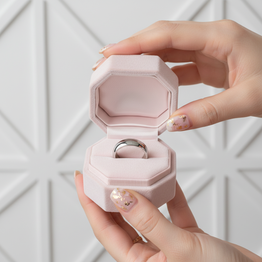 Classic Plain Wedding Band-Black Diamonds New York