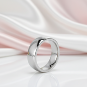 Classic Plain Wedding Band-Black Diamonds New York