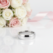 Classic Plain Wedding Band-Black Diamonds New York