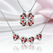Clover-Heart Change Necklace-Black Diamonds New York