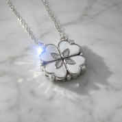 Clover-Heart Change Necklace-Black Diamonds New York