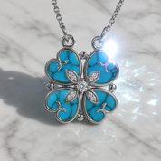 Clover-Heart Change Necklace-Black Diamonds New York