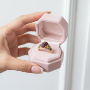 Colorful Parrot Ring-Black Diamonds New York