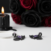 Cool Black Bat Charm-Black Diamonds New York