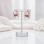 Crab Cancer Earrings with Diamond Option Jewelry Set-Black Diamonds New York