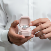 5.0 Ct Cushion Cut Diamond Option 2 Pcs Wedding Engagement Ring Set-Black Diamonds New York