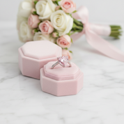 3.5 Carat Heart-shaped Pink Diamond Option Bridal Engagement Ring-Black Diamonds New York