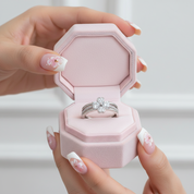 Clover Heart Diamond Option Twisted Band 3-Pcs Ring Set-Black Diamonds New York