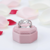 Round Diamond LOVE Band-Black Diamonds New York