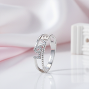 Round Diamond Option LOVE Band-Black Diamonds New York
