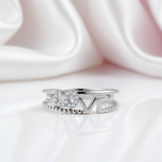 Round Diamond Option LOVE Band-Black Diamonds New York