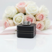 Round Diamond Luxury Noble Engagement Ring for Men-Black Diamonds New York