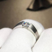 (can't edit) Created Diamond Option Ring Simple Design-Black Diamonds New York