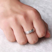 (can't edit) Created Diamond Option Ring Simple Design-Black Diamonds New York