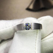 (can't edit) Created Diamond Option Ring Simple Design-Black Diamonds New York