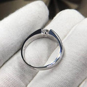 (can't edit) Created Diamond Option Ring Simple Design-Black Diamonds New York