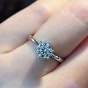 Created Diamond Option Six Setting Ring-Black Diamonds New York