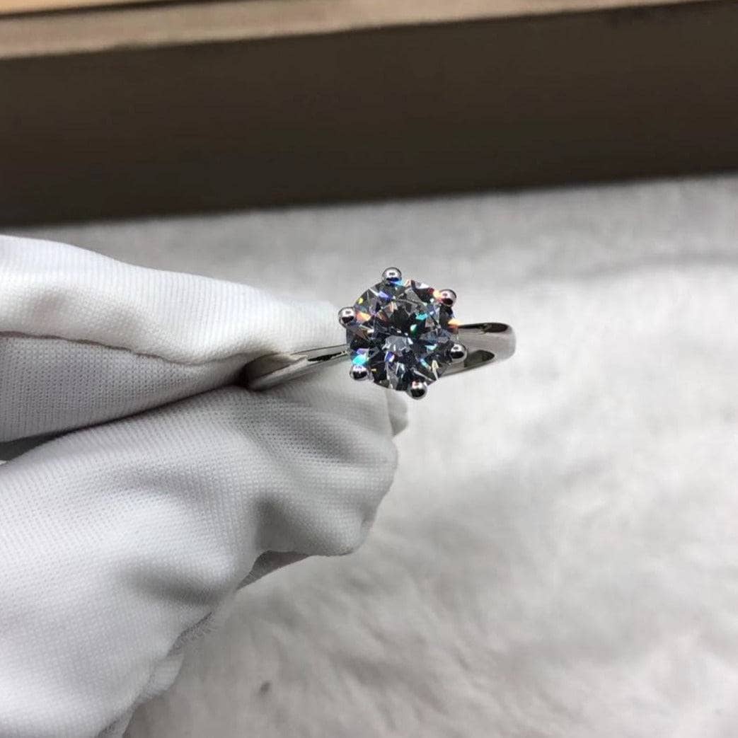 Created Diamond Option Six Setting Ring-Black Diamonds New York