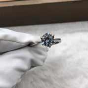 Created Diamond Option Six Setting Ring-Black Diamonds New York