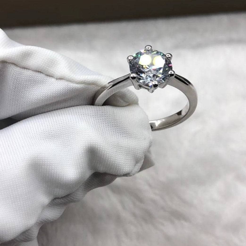Created Diamond Option Six Setting Ring-Black Diamonds New York