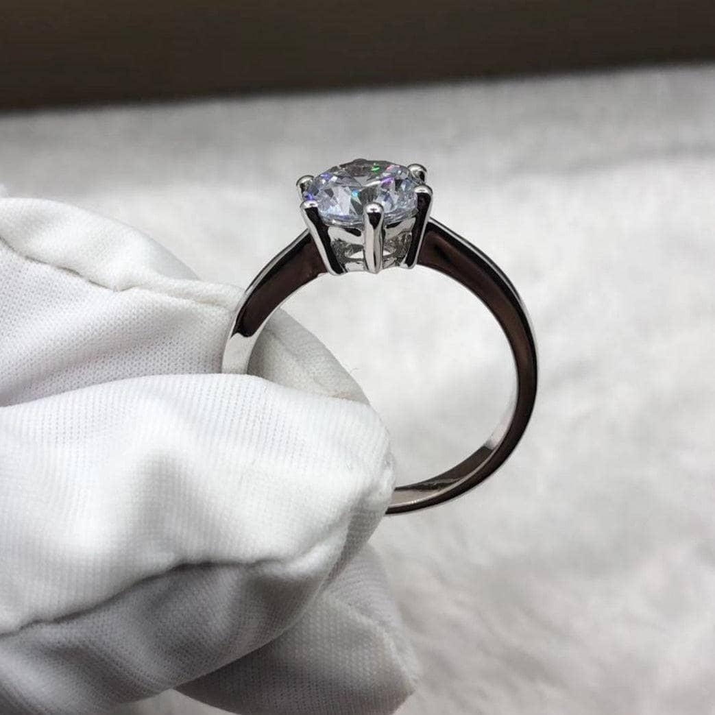 Created Diamond Option Six Setting Ring-Black Diamonds New York