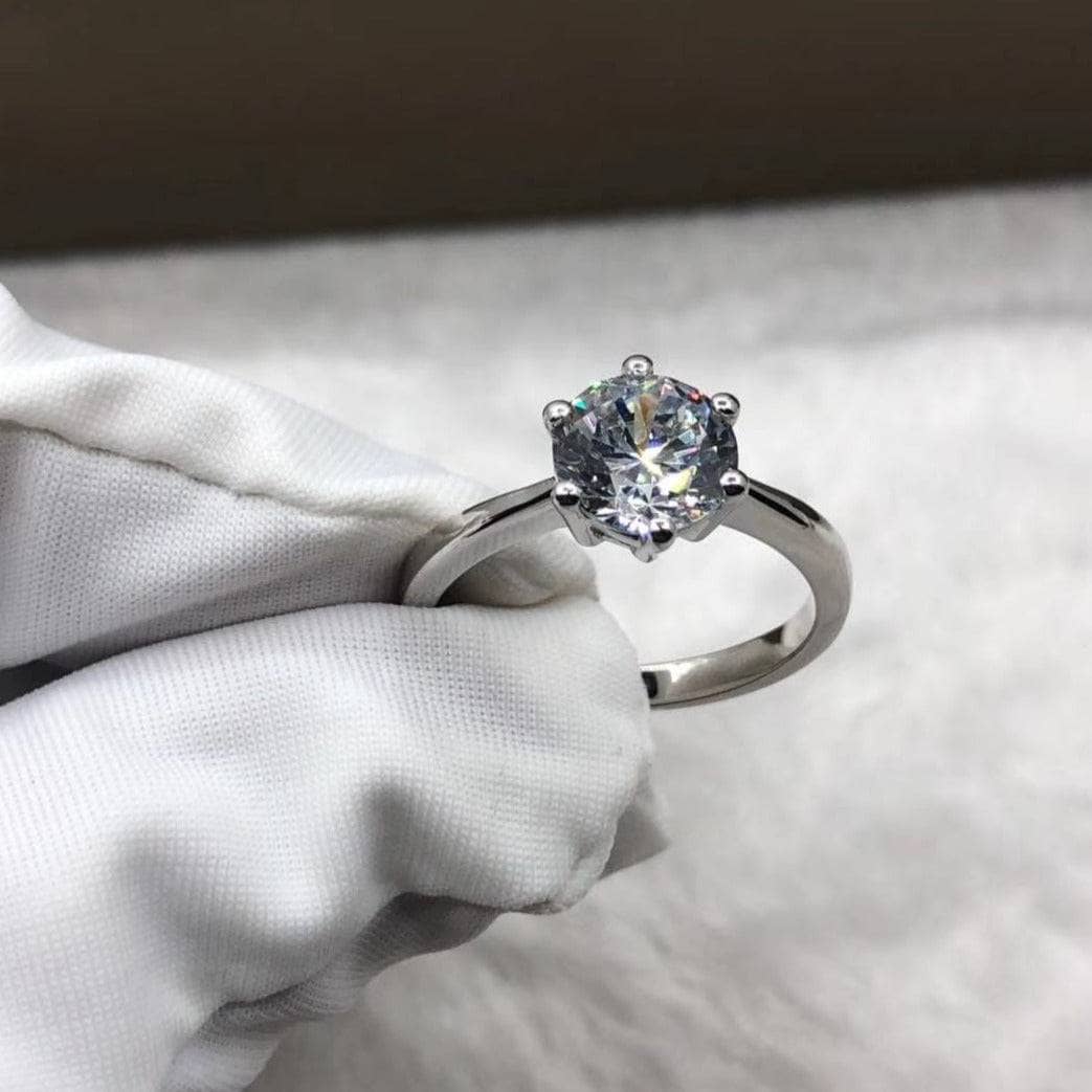 Created Diamond Option Six Setting Ring-Black Diamonds New York