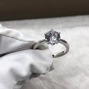 Created Diamond Option Six Setting Ring-Black Diamonds New York