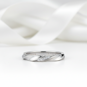 Classic Round Diamond Option Twisted Band-Black Diamonds New York