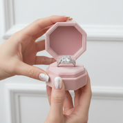 Vintage Style Princess Cut Diamond Engagement Ring Set-Black Diamonds New York