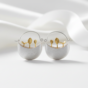 Creative Little Garden Drop Earrings-Black Diamonds New York