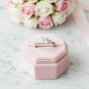 Criss Cross Princess Cut Diamond Option Engagement Ring-Black Diamonds New York