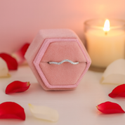 Single Stackable Curve Diamond Ring-Black Diamonds New York