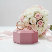 Custom Bamboo Customize Name Hoop Earrings-Black Diamonds New York