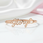 Custom Handcuff Name Bracelet