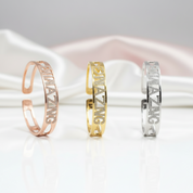 Custom Name Diamond Bracelet-Black Diamonds New York