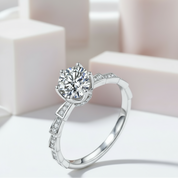 D Color 1ct Diamond Women's Engagement Ring Pass Diamond Test-Black Diamonds New York