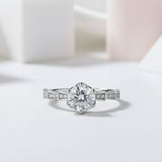 D Color 1ct Diamond Women's Engagement Ring Pass Diamond Test-Black Diamonds New York