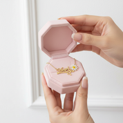 Daisy Flower Personalized Necklace-Black Diamonds New York