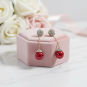 Delicate Detachable Pearl Earrings-Black Diamonds New York