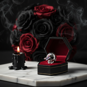 Diablo Skull & Butterfly Charm Bead-Black Diamonds New York
