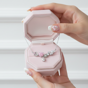 Diamond Necklace with Flower & Butterfly-Black Diamonds New York