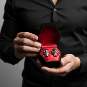 Retro Creative Elegant Skull Head Earrings-Black Diamonds New York