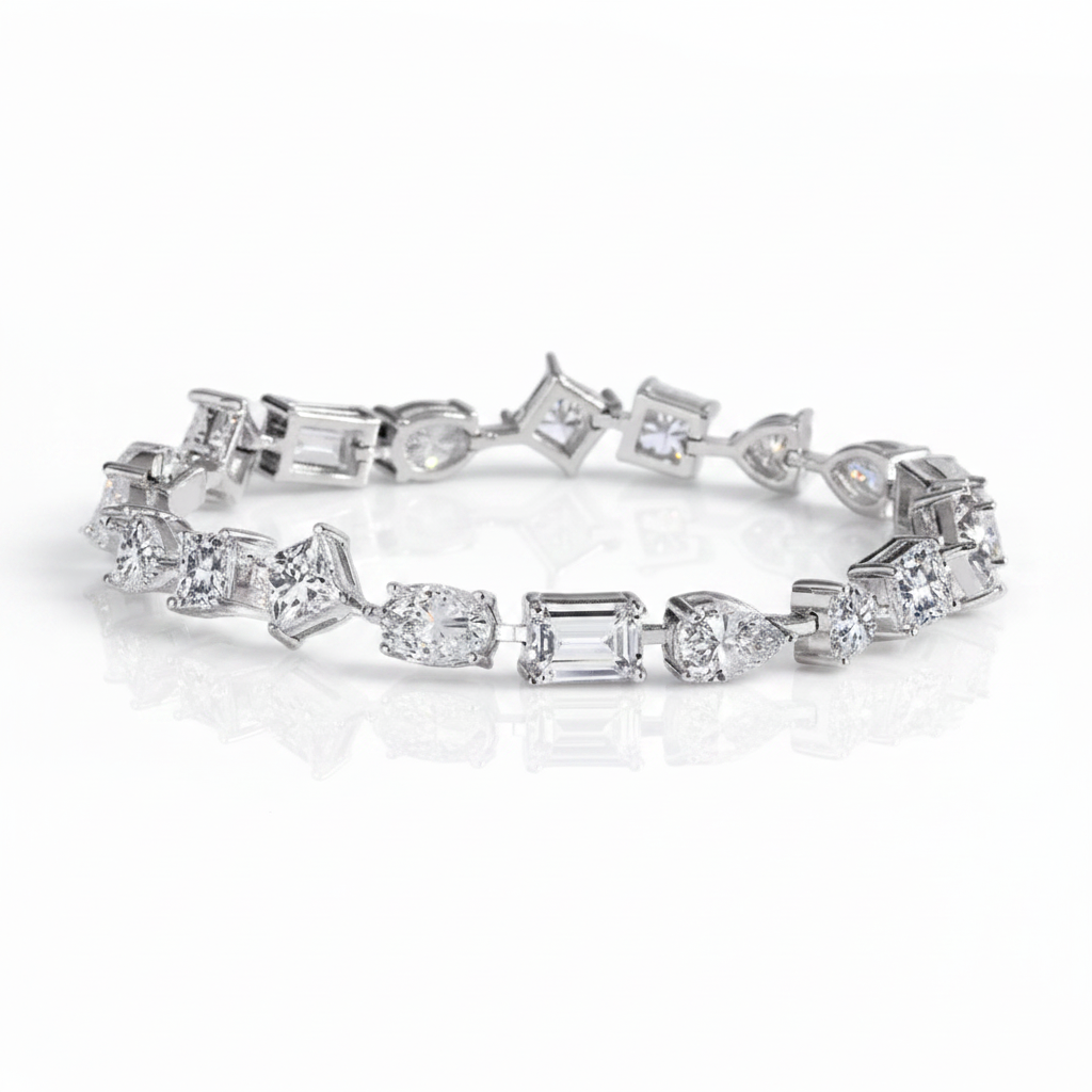 Elegant 1.0 Ct Diamond Option Bracelet-Black Diamonds New York