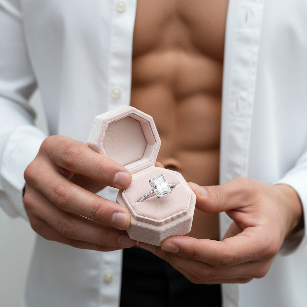 Elegant 3.0ct Radiant Cut Diamond Engagement Ring-Black Diamonds New York