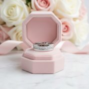 Elegant Dazzling Diamond 6mm Ring Band-Black Diamonds New York