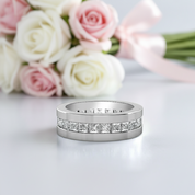 Elegant Dazzling Diamond 6mm Ring Band-Black Diamonds New York