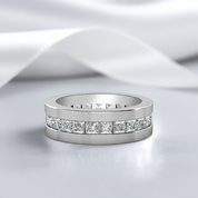 Elegant Dazzling Diamond 6mm Ring Band-Black Diamonds New York