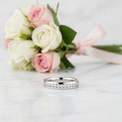 Full-Eternity Diamond Option Titanium Wedding Band-Black Diamonds New York