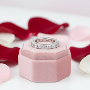 Emerald Cut Diamond Wedding Band-Black Diamonds New York